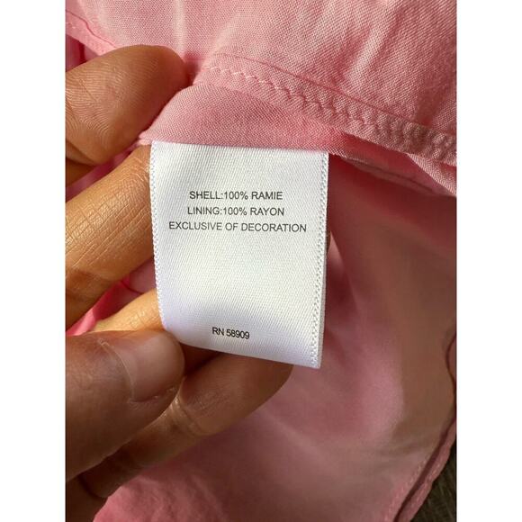 A Loves A New Pink Tank Top Rayon Evening Cocktail Pretty Pink Baby Doll Size S - Picture 4 of 5